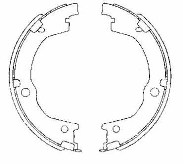 Raicam RA20350 Parking brake shoes RA20350