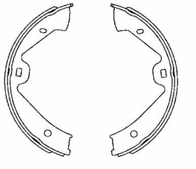 Raicam RA20540 Parking brake shoes RA20540