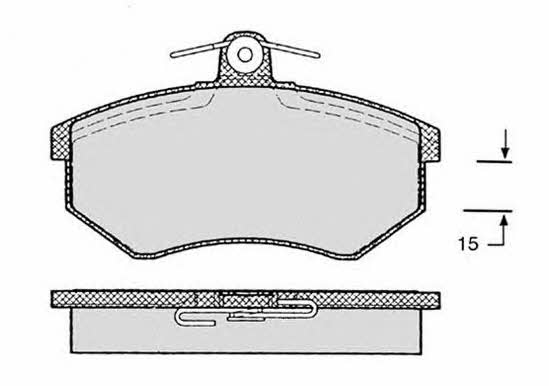 Raicam RA.0813.0 Brake Pad Set, disc brake RA08130