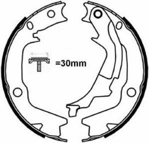 Raicam RA29810 Parking brake shoes RA29810