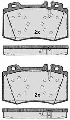 Raicam RA.0791.1 Brake Pad Set, disc brake RA07911