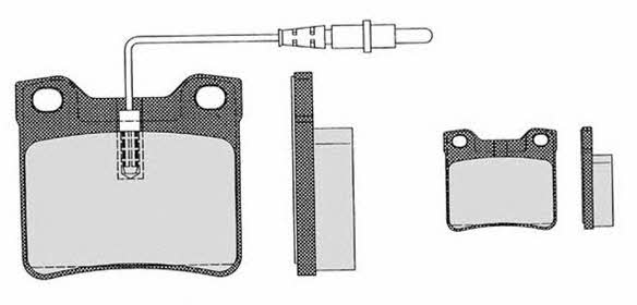 Raicam RA.0539.2 Brake Pad Set, disc brake RA05392