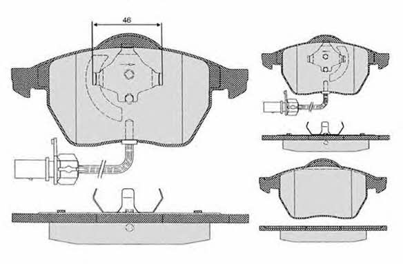 Raicam RA.0429.5 Brake Pad Set, disc brake RA04295