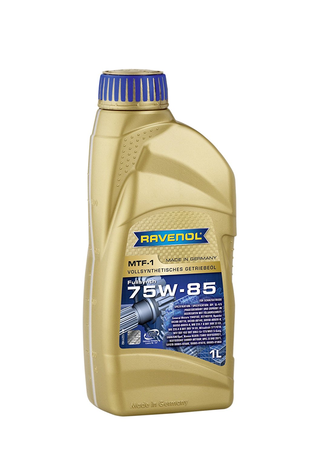Transmission oil RAVENOL MTF-1 75W-85, 1L Ravenol 1221102-001