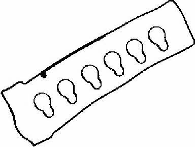 Rocker gasket Mercedes S-Class: 153622601 Victor Reinz Valve cover gasket set