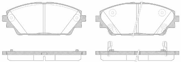 Remsa 1569.02 Brake Pad Set, disc brake 156902