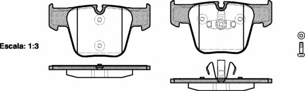 Remsa 1218.00 Brake Pad Set, disc brake 121800