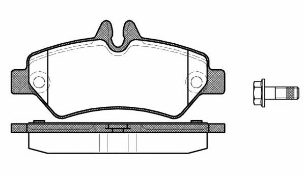 Remsa 1246.02 Brake Pad Set, disc brake 124602