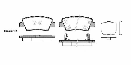 Remsa 1362.02 Brake Pad Set, disc brake 136202