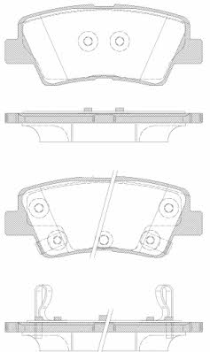 Remsa 1362.42 Brake Pad Set, disc brake 136242