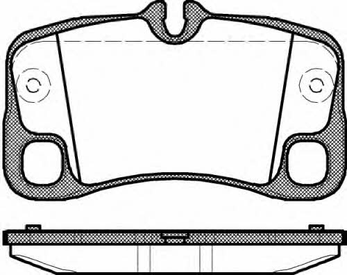 Remsa 1369.00 Brake Pad Set, disc brake 136900