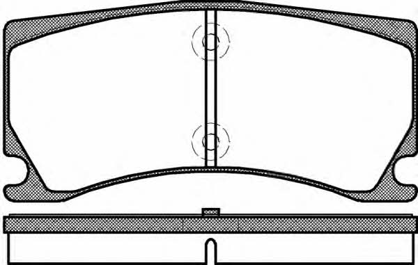 Remsa 1378.00 Brake Pad Set, disc brake 137800