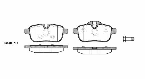 Remsa 1417.00 Brake Pad Set, disc brake 141700