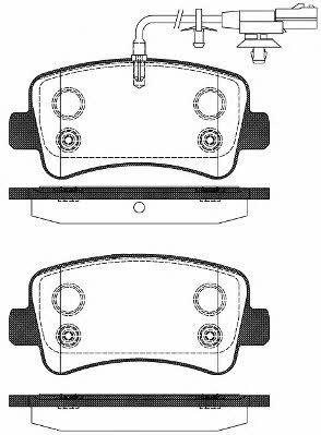 Remsa 1439.11 Brake pad set 143911 143911 Remsa Brake pad set