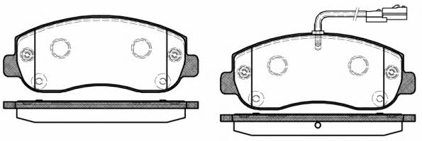 Remsa 1449.01 Front disc brake pads, set 144901