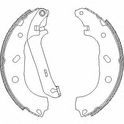 Remsa 4170.00 Brake shoe set 417000