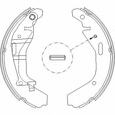 Remsa 4202.00 Brake shoe set 420200