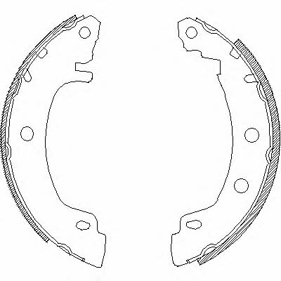 441600 Remsa Brake shoe set