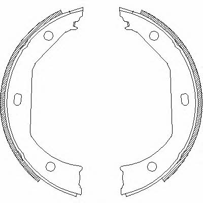 Remsa 4716.00 Parking brake shoes 471600