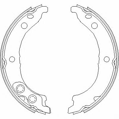 Remsa 4728.00 Parking brake shoes 472800