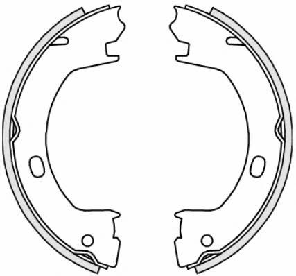 Remsa 4739.00 Parking brake shoes 473900