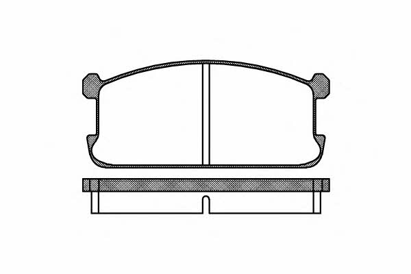 Remsa 0106.00 Brake Pad Set, disc brake 010600