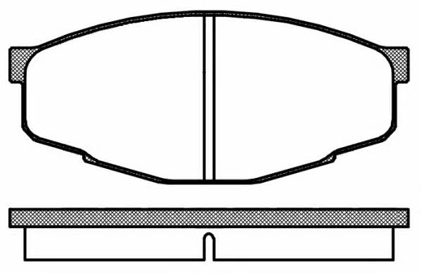 Remsa 0133.10 Brake Pad Set, disc brake 013310