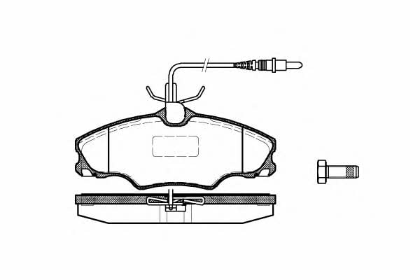 Remsa 0603.04 Brake Pad Set, disc brake 060304