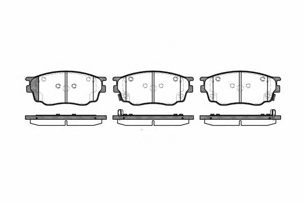 Remsa 0800.22 Brake pad set 080022 080022 Remsa Brake pad set