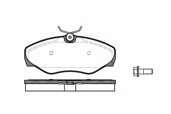 Remsa 0834.00 Brake Pad Set, disc brake 083400