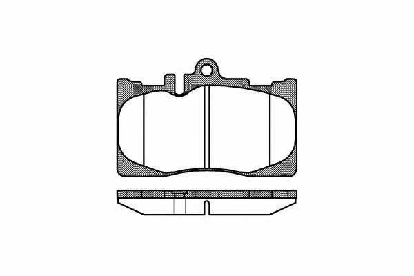 Remsa 0890.00 Brake Pad Set, disc brake 089000