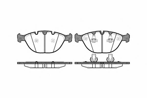 Remsa 0958.00 Brake Pad Set, disc brake 095800