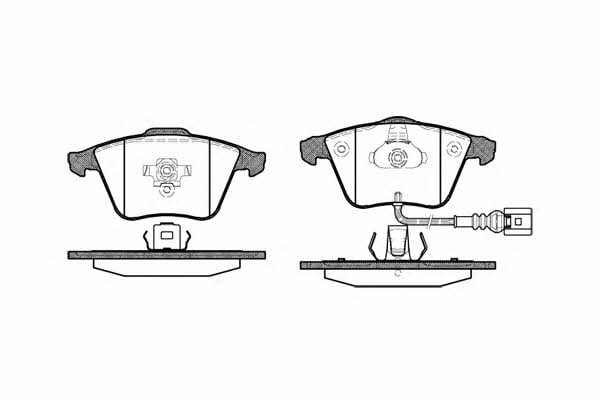 Remsa 0964.32 Brake Pad Set, disc brake 096432