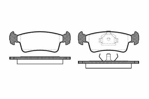 Remsa 0240.00 Brake Pad Set, disc brake 024000