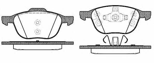 Remsa 1082.30 Brake Pad Set, disc brake 108230