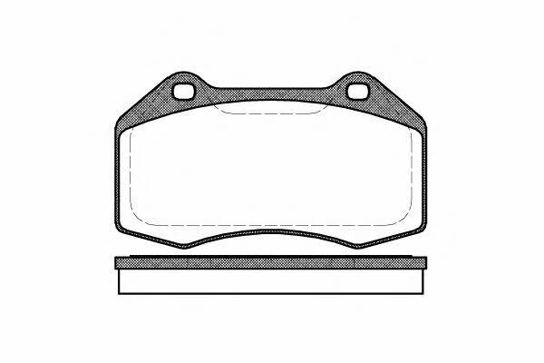 Remsa 1113.00 Brake Pad Set, disc brake 111300