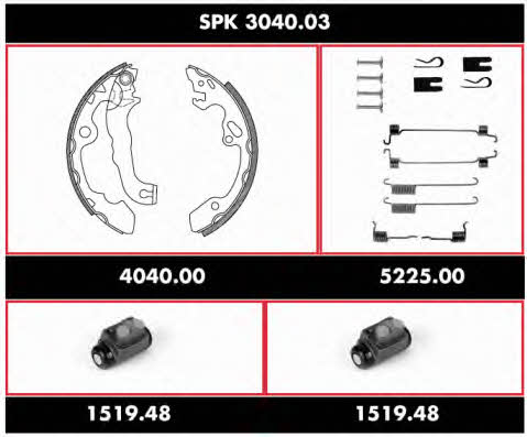 Remsa SPK 3040.03 Brake shoe set SPK304003