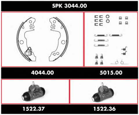  SPK 3044.00 Brake shoe set SPK304400