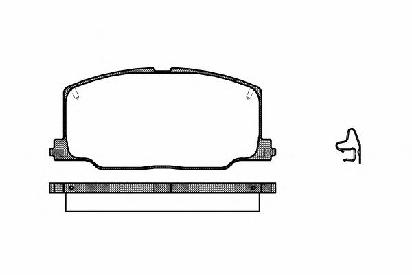 Remsa 0268.04 Brake Pad Set, disc brake 026804