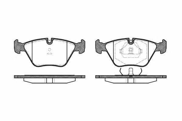 Remsa 0270.10 Brake Pad Set, disc brake 027010