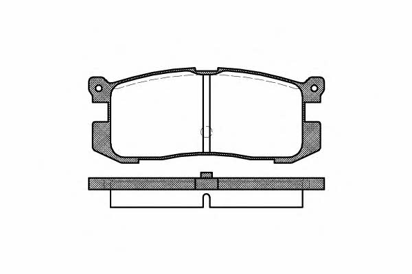 Remsa 0272.00 Brake Pad Set, disc brake 027200