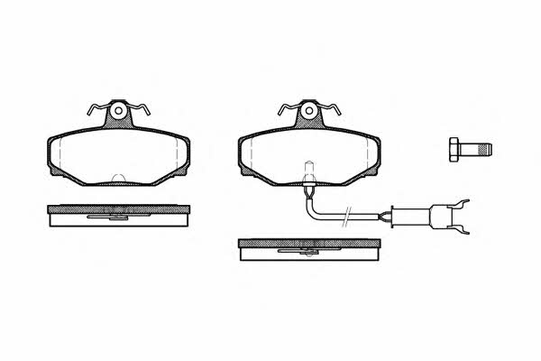 Remsa 0304.12 Brake Pad Set, disc brake 030412