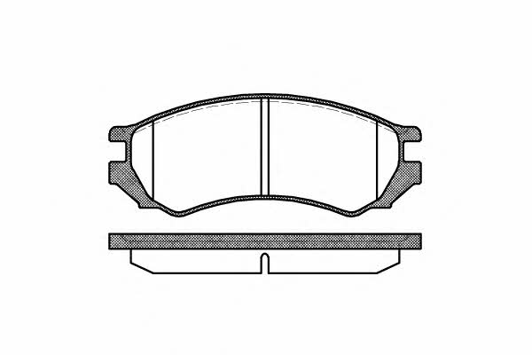 Remsa 0344.00 Brake Pad Set, disc brake 034400