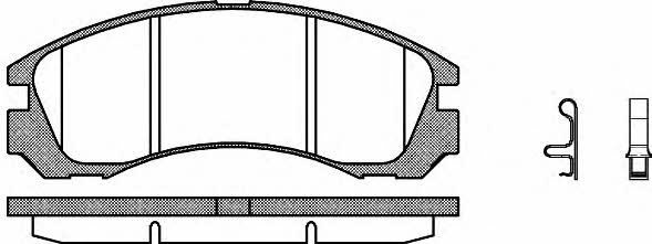 Remsa 0354.32 Brake Pad Set, disc brake 035432