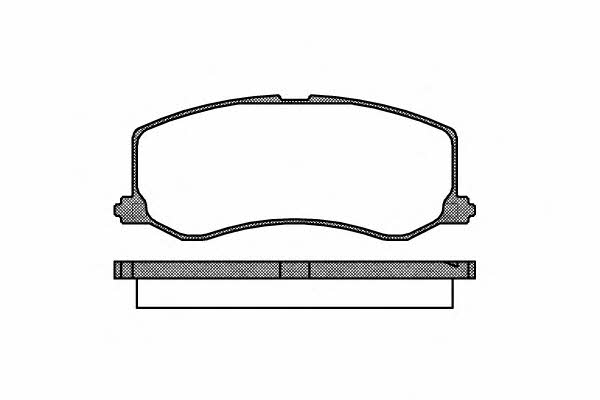 Remsa 0410.00 Brake Pad Set, disc brake 041000