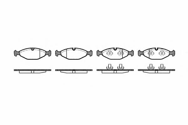 Remsa 0481.00 Brake Pad Set, disc brake 048100