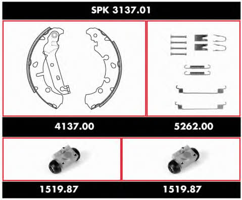  SPK 3137.01 Brake shoe set SPK313701