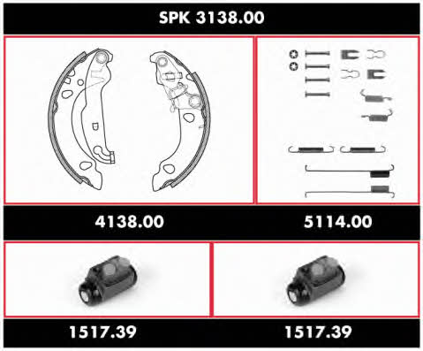 Remsa SPK 3138.00 Brake shoe set SPK313800