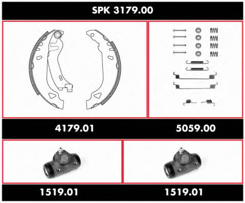  SPK 3179.00 Brake shoe set SPK317900