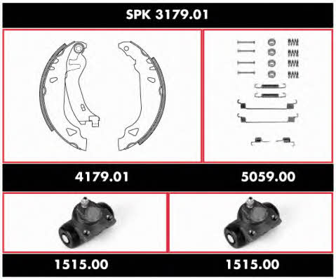  SPK 3179.01 Brake shoe set SPK317901